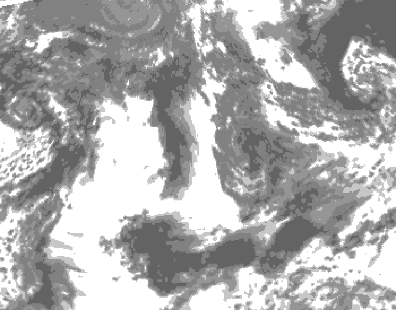 GDPS total cloud 078 hour forecast chart for Canada based on 2026/09/17 1200Z data