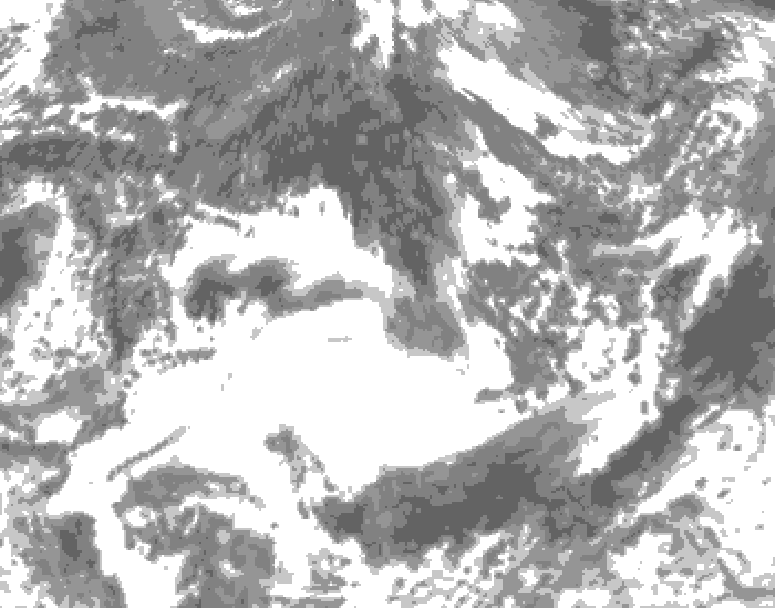 GDPS total cloud 108 hour forecast chart for Canada based on 2026/09/17 1200Z data