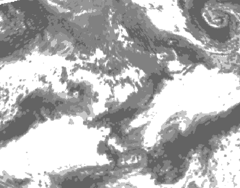 GDPS total cloud 168 hour forecast chart for Canada based on 2026/09/17 1200Z data