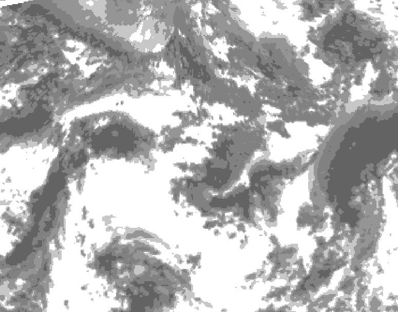 GDPS total cloud 198 hour forecast chart for Canada based on 2026/09/17 1200Z data