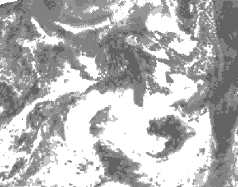 GDPS total cloud 228 hour forecast chart for Canada based on 2026/09/17 1200Z data