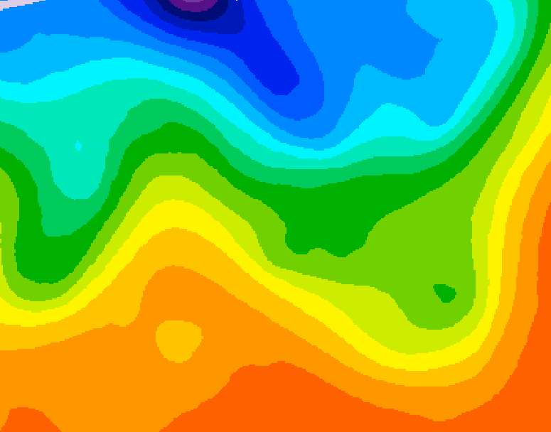 GDPS 500 millibar geopotential height 192 hour forecast chart for Canada based on 2026/09/18 0000Z data