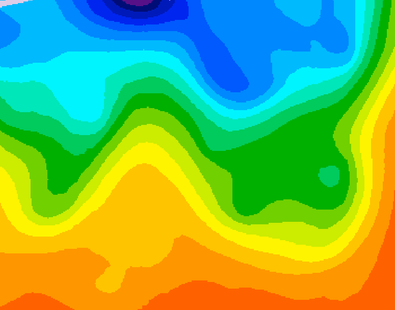 GDPS 500 millibar geopotential height 204 hour forecast chart for Canada based on 2026/09/18 0000Z data