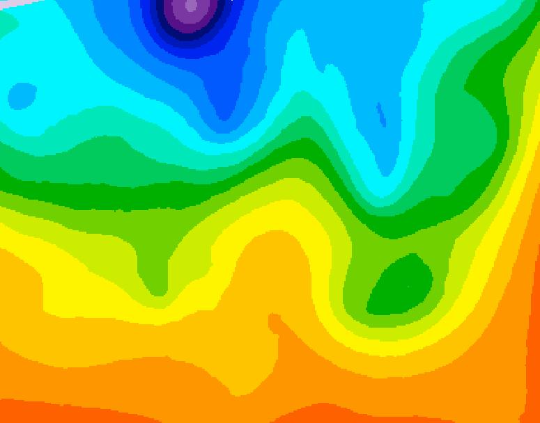 GDPS 500 millibar geopotential height 234 hour forecast chart for Canada based on 2026/09/18 0000Z data