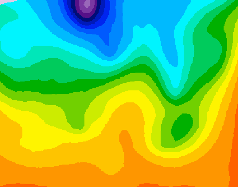 GDPS 500 millibar geopotential height 240 hour forecast chart for Canada based on 2026/09/18 0000Z data