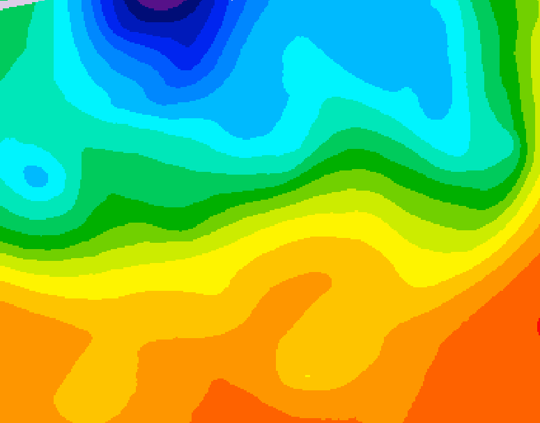 GDPS 500 millibar geopotential height 108 hour forecast chart for Canada based on 2026/09/18 1200Z data