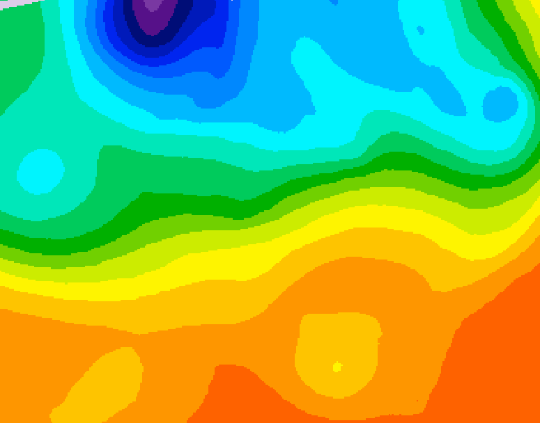 GDPS 500 millibar geopotential height 120 hour forecast chart for Canada based on 2026/09/18 1200Z data