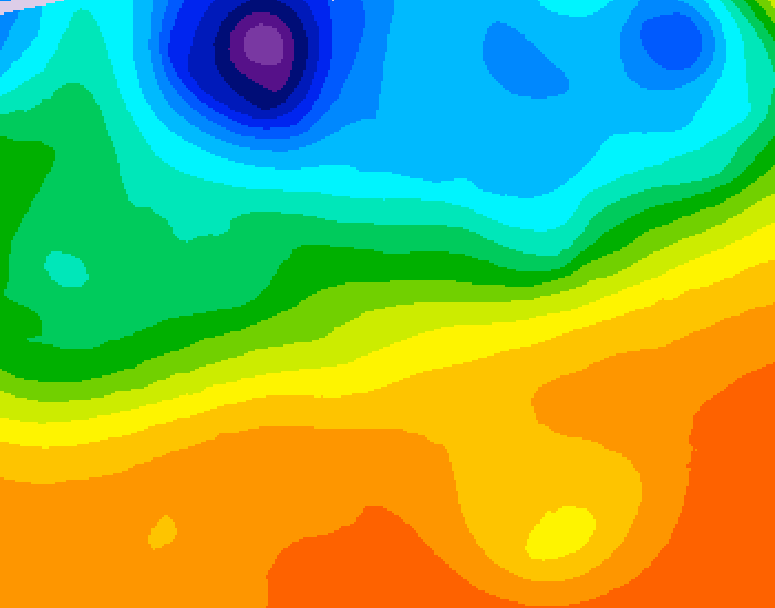 GDPS 500 millibar geopotential height 144 hour forecast chart for Canada based on 2026/09/18 1200Z data