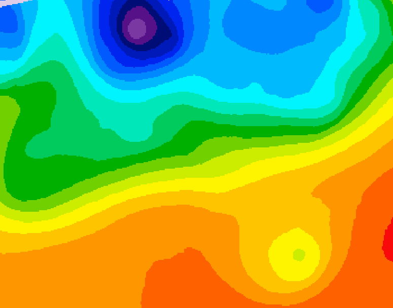 GDPS 500 millibar geopotential height 156 hour forecast chart for Canada based on 2026/09/18 1200Z data