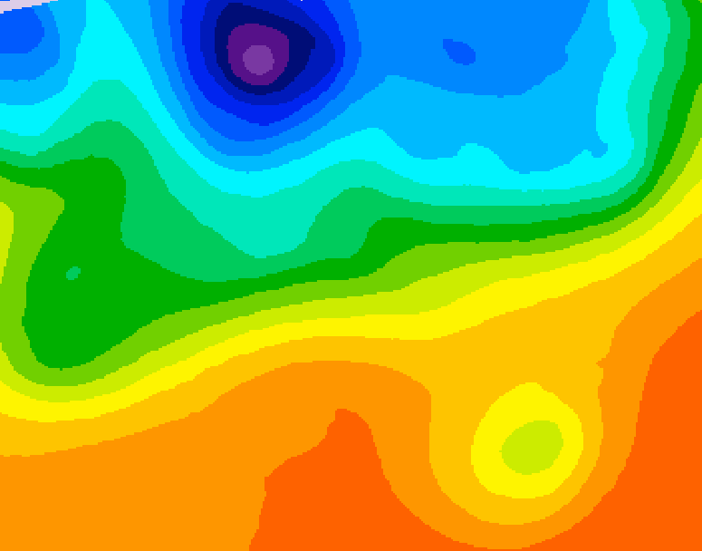 GDPS 500 millibar geopotential height 162 hour forecast chart for Canada based on 2026/09/18 1200Z data