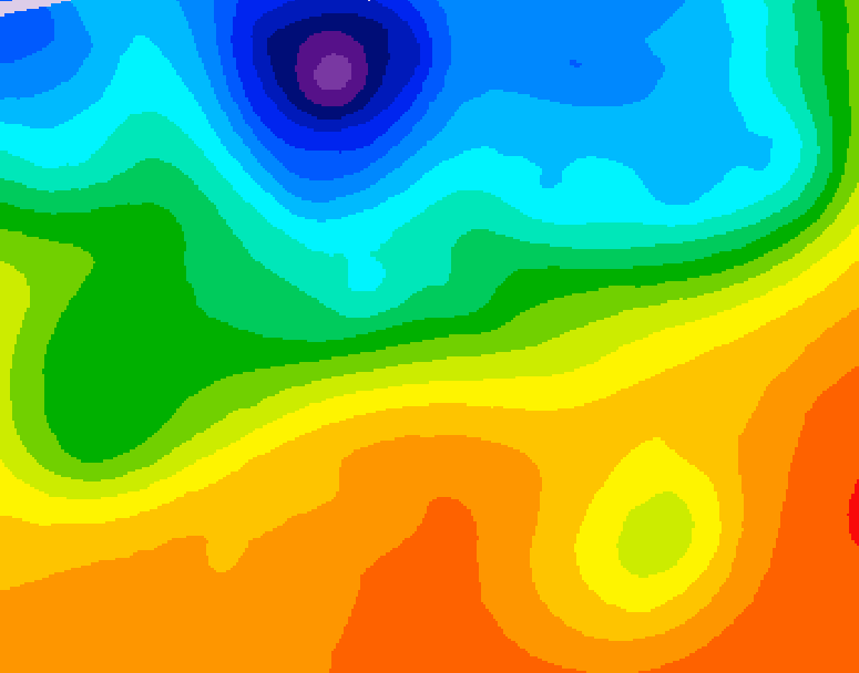 GDPS 500 millibar geopotential height 168 hour forecast chart for Canada based on 2026/09/18 1200Z data