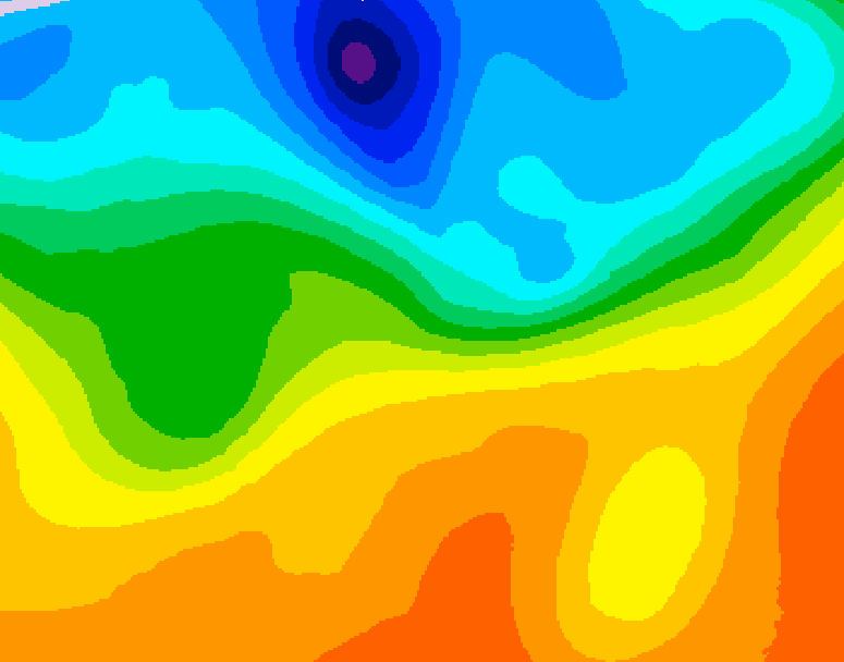 GDPS 500 millibar geopotential height 192 hour forecast chart for Canada based on 2026/09/18 1200Z data