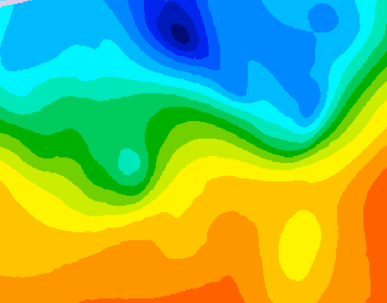 GDPS 500 millibar geopotential height 210 hour forecast chart for Canada based on 2026/09/18 1200Z data