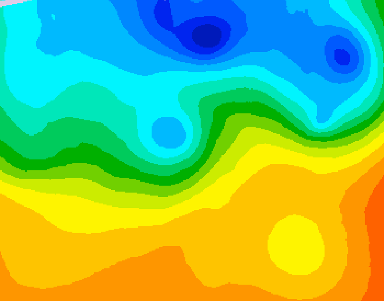 GDPS 500 millibar geopotential height 234 hour forecast chart for Canada based on 2026/09/18 1200Z data
