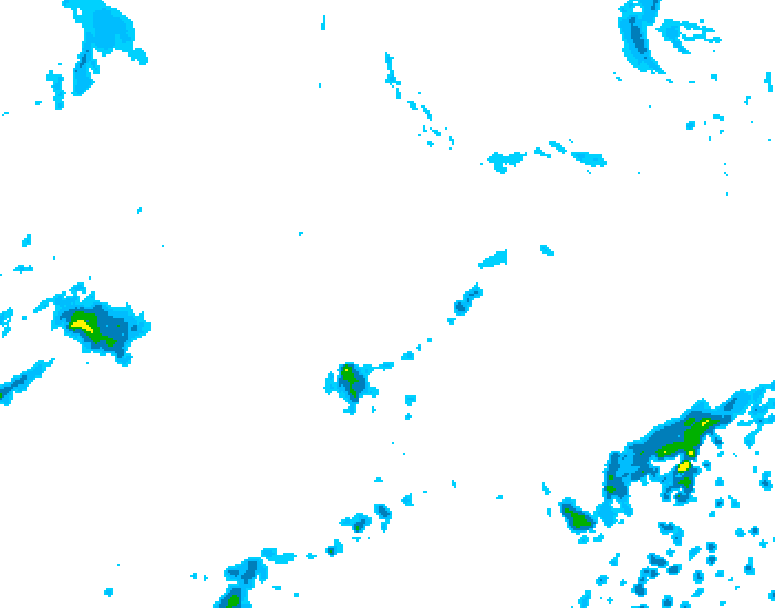 GDPS precipitation 156 hour forecast chart for Canada based on 2026/09/18 0000Z data