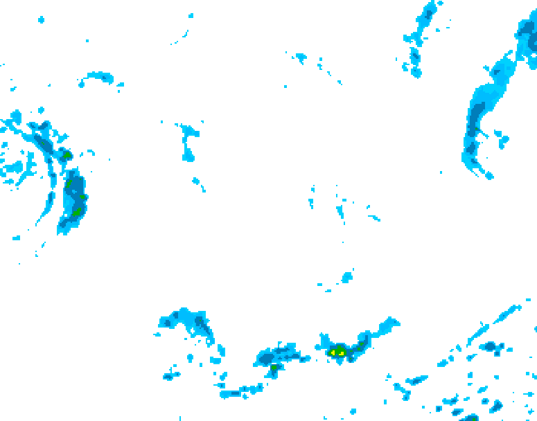 GDPS precipitation 042 hour forecast chart for Canada based on 2026/09/18 1200Z data