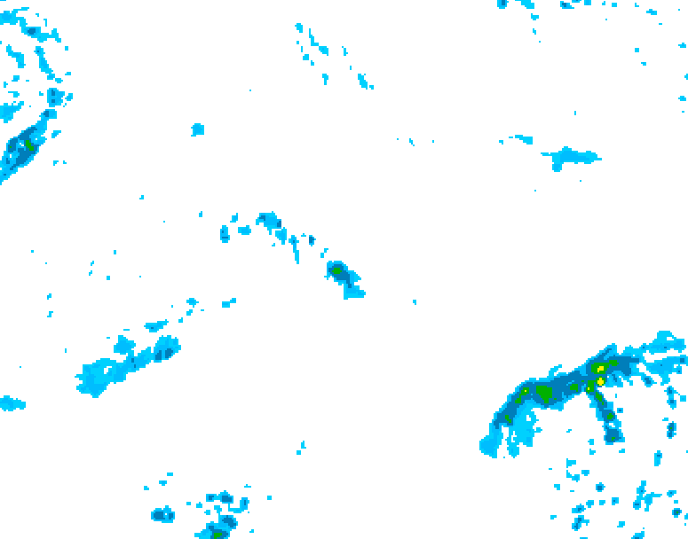 GDPS precipitation 156 hour forecast chart for Canada based on 2026/09/18 1200Z data