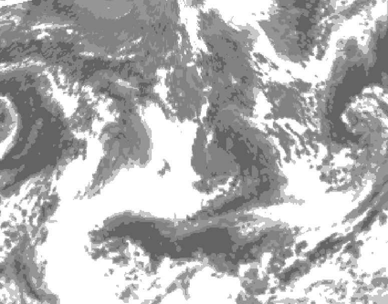 GDPS total cloud 048 hour forecast chart for Canada based on 2026/09/18 0000Z data