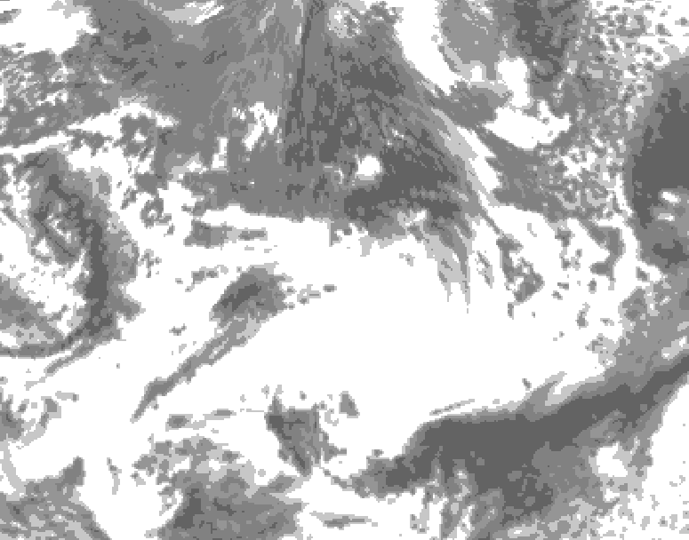 GDPS total cloud 120 hour forecast chart for Canada based on 2026/09/18 0000Z data