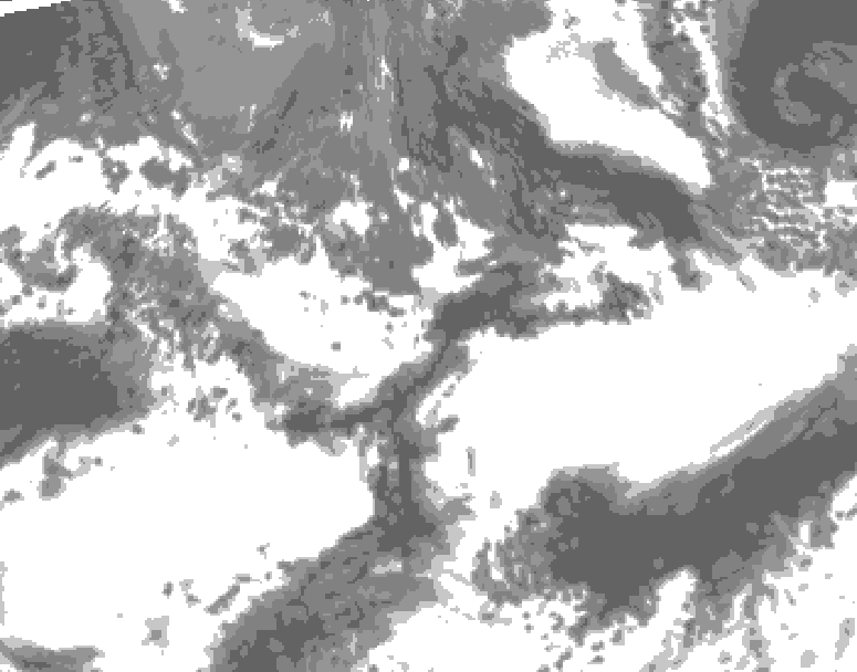 GDPS total cloud 144 hour forecast chart for Canada based on 2026/09/18 0000Z data