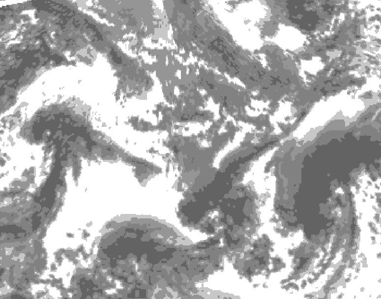 GDPS total cloud 180 hour forecast chart for Canada based on 2026/09/18 0000Z data