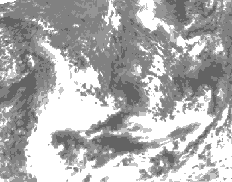 GDPS total cloud 018 hour forecast chart for Canada based on 2026/09/18 1200Z data