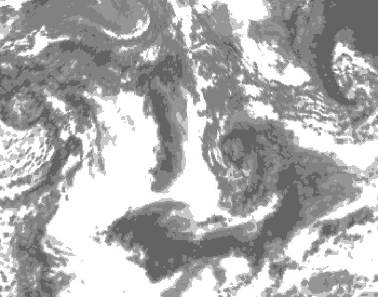 GDPS total cloud 054 hour forecast chart for Canada based on 2026/09/18 1200Z data