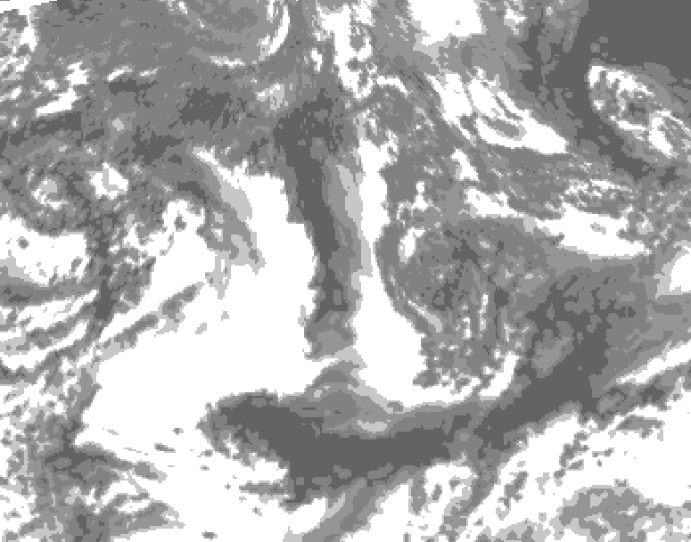 GDPS total cloud 060 hour forecast chart for Canada based on 2026/09/18 1200Z data