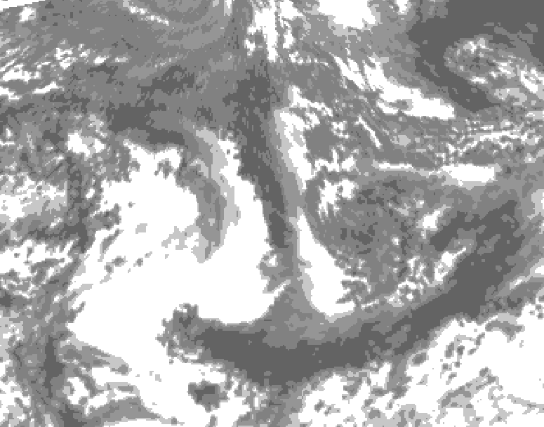 GDPS total cloud 066 hour forecast chart for Canada based on 2026/09/18 1200Z data