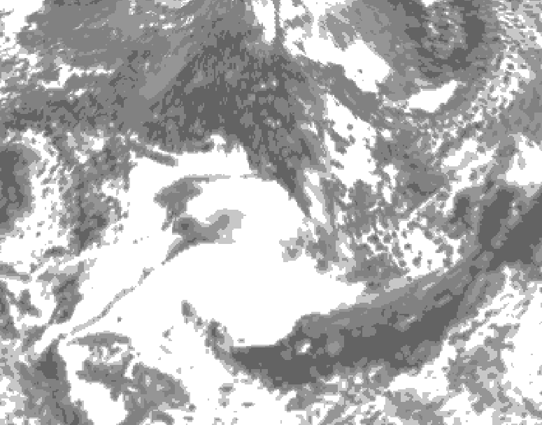 GDPS total cloud 084 hour forecast chart for Canada based on 2026/09/18 1200Z data