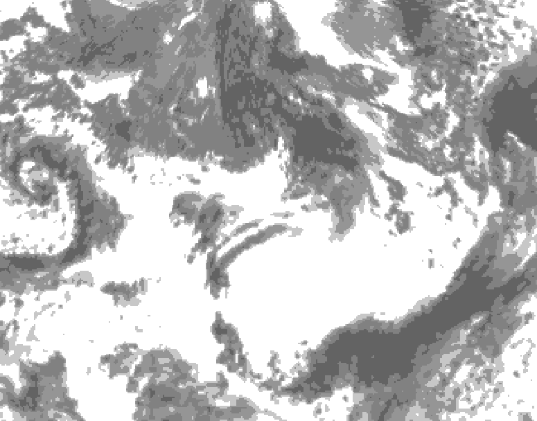 GDPS total cloud 108 hour forecast chart for Canada based on 2026/09/18 1200Z data