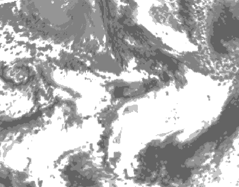 GDPS total cloud 120 hour forecast chart for Canada based on 2026/09/18 1200Z data