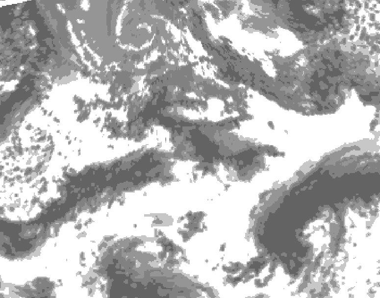 GDPS total cloud 162 hour forecast chart for Canada based on 2026/09/18 1200Z data