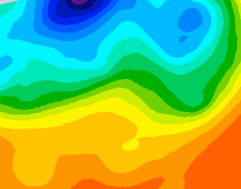 GDPS 500 millibar geopotential height 072 hour forecast chart for Canada based on 2026/09/19 0000Z data