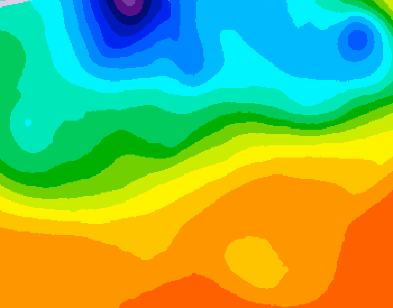 GDPS 500 millibar geopotential height 120 hour forecast chart for Canada based on 2026/09/19 0000Z data