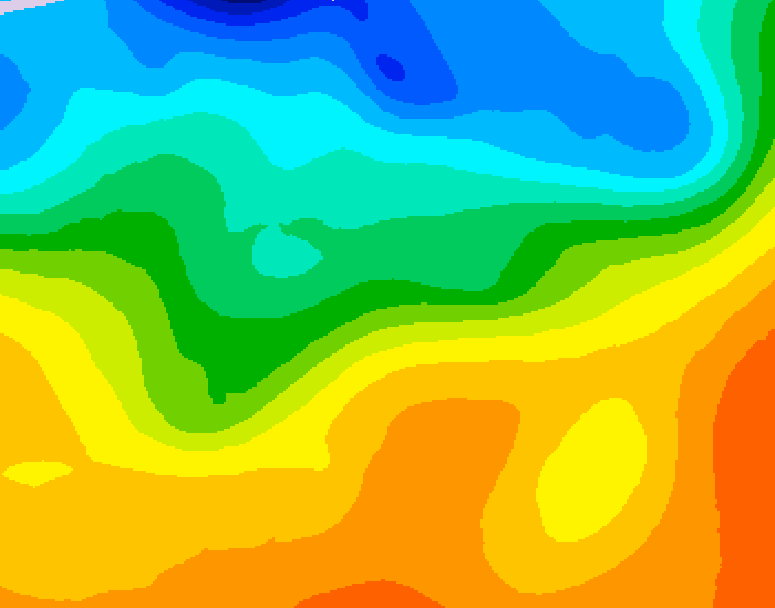 GDPS 500 millibar geopotential height 180 hour forecast chart for Canada based on 2026/09/19 0000Z data