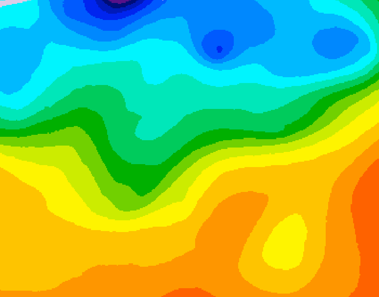 GDPS 500 millibar geopotential height 192 hour forecast chart for Canada based on 2026/09/19 0000Z data