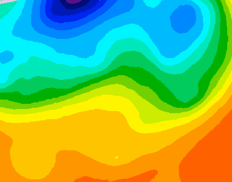 GDPS 500 millibar geopotential height 060 hour forecast chart for Canada based on 2026/09/19 1200Z data