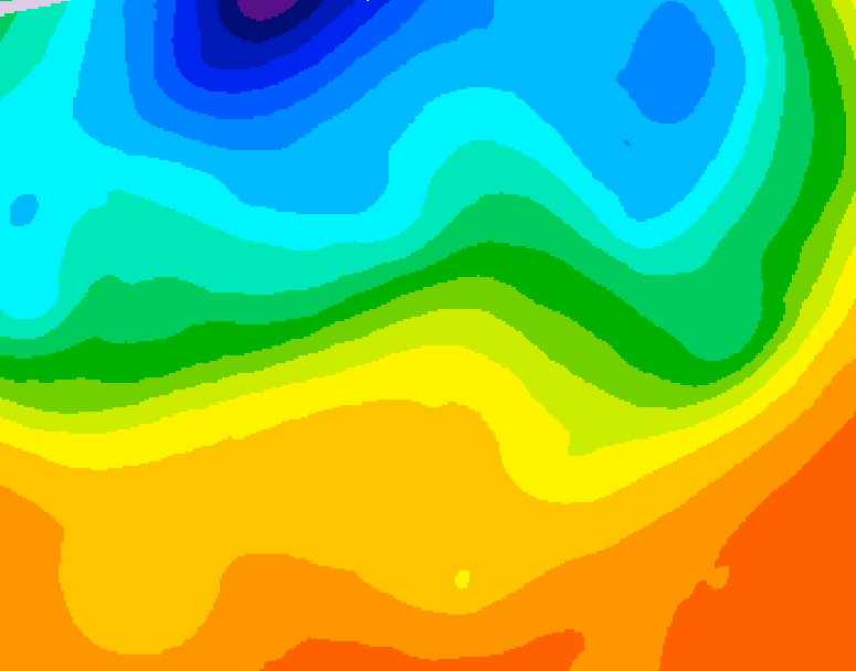 GDPS 500 millibar geopotential height 066 hour forecast chart for Canada based on 2026/09/19 1200Z data