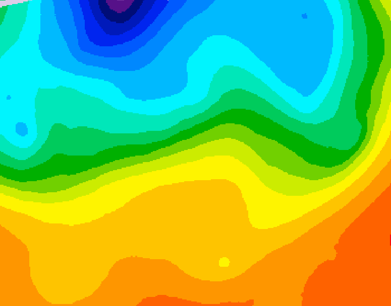 GDPS 500 millibar geopotential height 072 hour forecast chart for Canada based on 2026/09/19 1200Z data