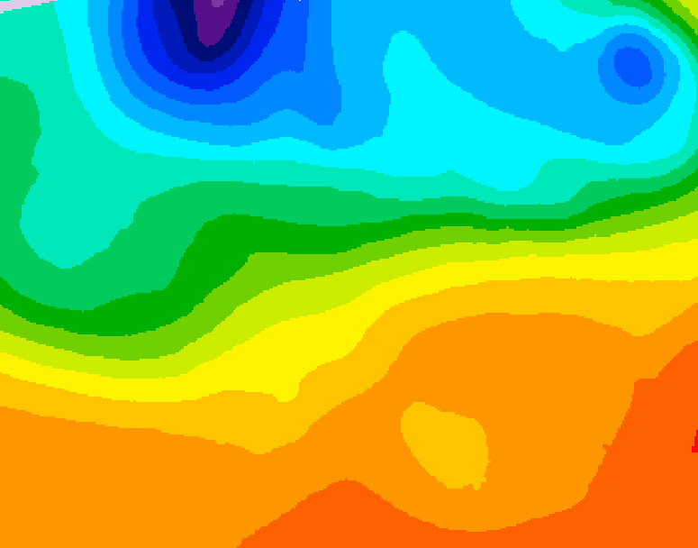 GDPS 500 millibar geopotential height 108 hour forecast chart for Canada based on 2026/09/19 1200Z data