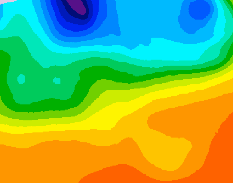 GDPS 500 millibar geopotential height 120 hour forecast chart for Canada based on 2026/09/19 1200Z data