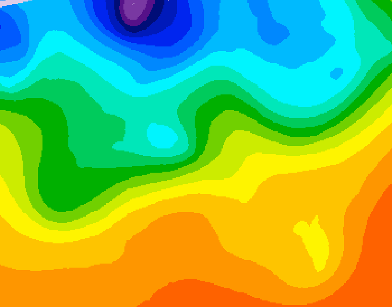 GDPS 500 millibar geopotential height 144 hour forecast chart for Canada based on 2026/09/19 1200Z data
