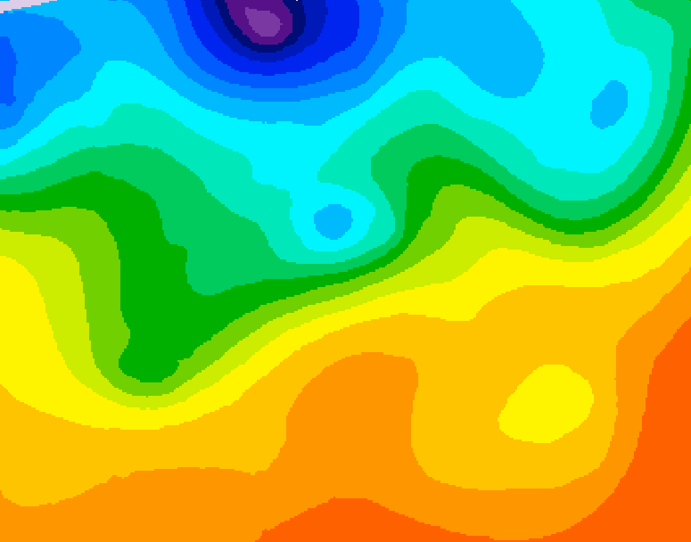 GDPS 500 millibar geopotential height 156 hour forecast chart for Canada based on 2026/09/19 1200Z data
