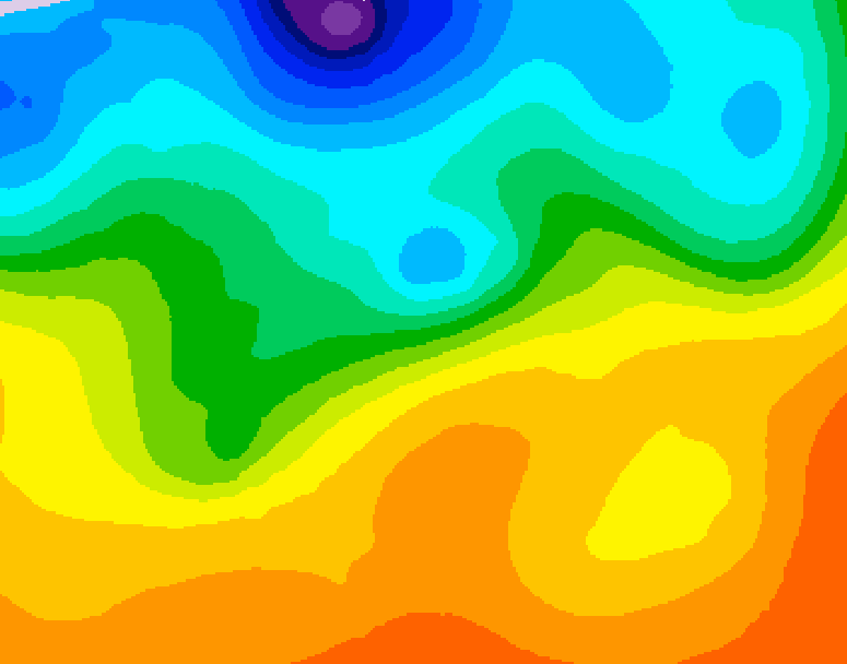 GDPS 500 millibar geopotential height 162 hour forecast chart for Canada based on 2026/09/19 1200Z data