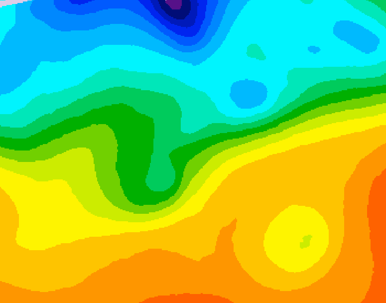 GDPS 500 millibar geopotential height 186 hour forecast chart for Canada based on 2026/09/19 1200Z data