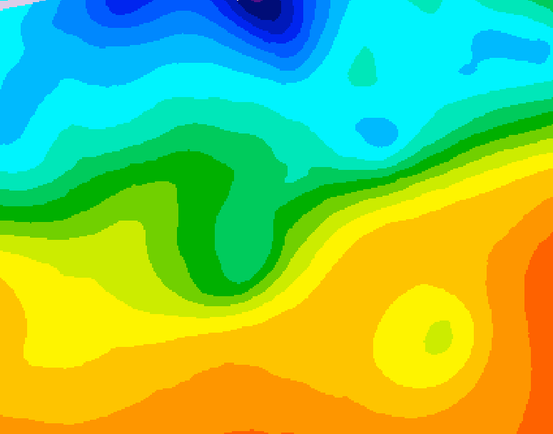 GDPS 500 millibar geopotential height 192 hour forecast chart for Canada based on 2026/09/19 1200Z data