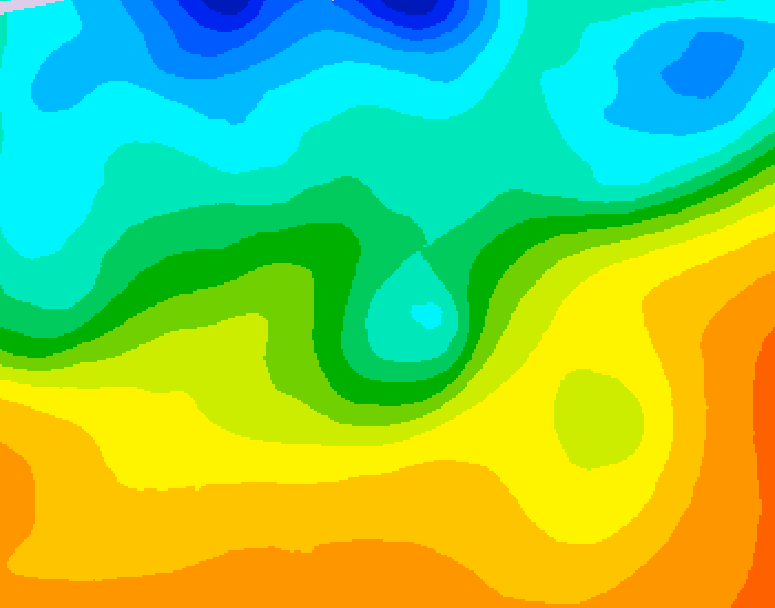 GDPS 500 millibar geopotential height 210 hour forecast chart for Canada based on 2026/09/19 1200Z data