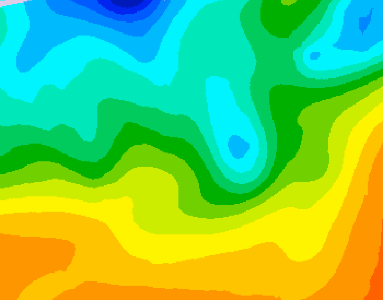 GDPS 500 millibar geopotential height 234 hour forecast chart for Canada based on 2026/09/19 1200Z data