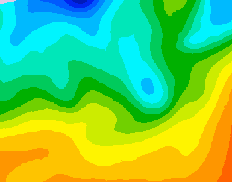 GDPS 500 millibar geopotential height 240 hour forecast chart for Canada based on 2026/09/19 1200Z data